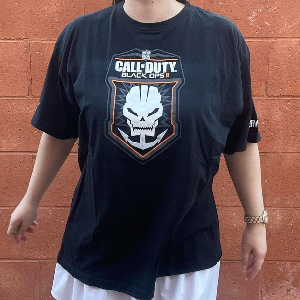 Call of Duty Black Ops II black short sleeved tshirt